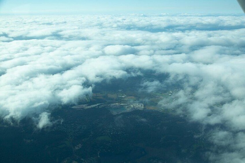 Above clouds near to Hop On Air 4