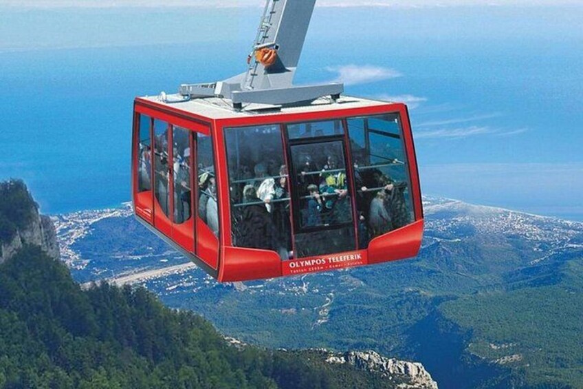 Antalya : Old City, Waterfalls with Boat & Olympos Cable Car 1