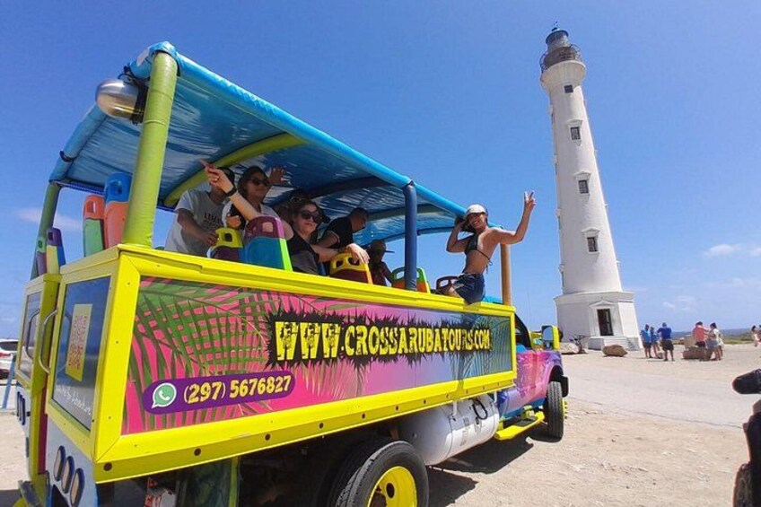 Aruba Half-Day Full Island Safari Adventure with Baby Beach Swim 1