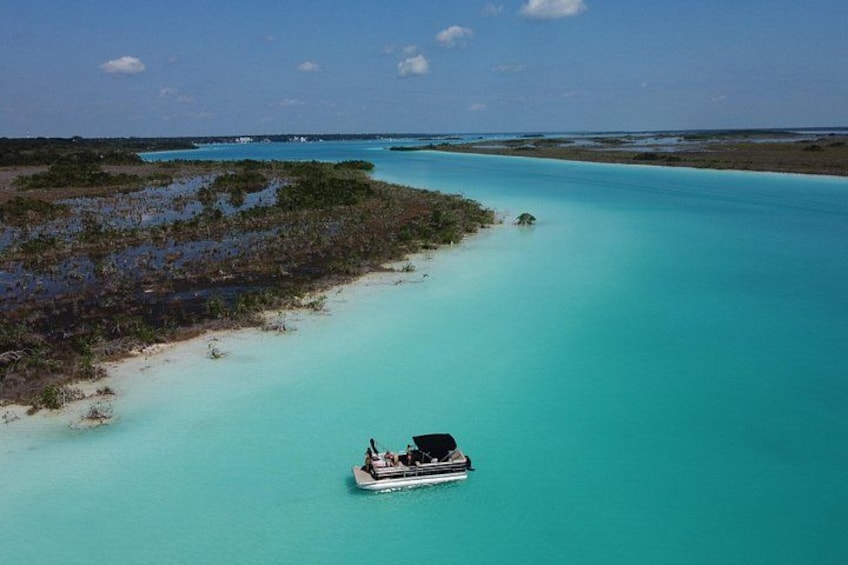 Pontoon Tour - Visit the Pirate Channel, Cenotes and Islands. 2