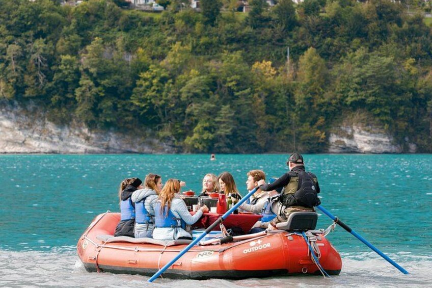 Chocolate Fondue Float Experience in Interlaken 4