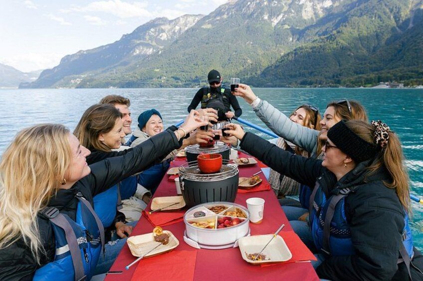 Chocolate Fondue Float Experience in Interlaken 5