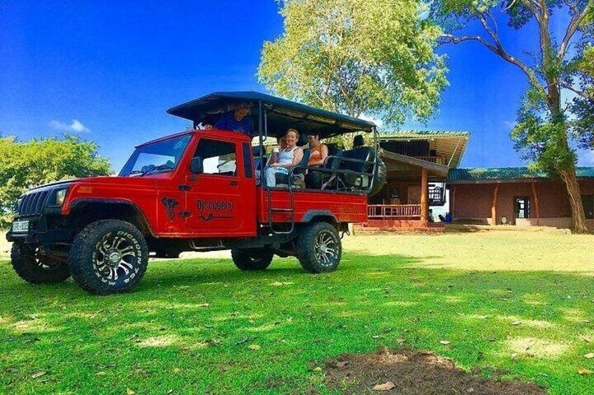 Tea Time inside the jeep 4