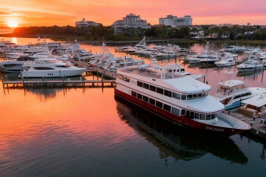 Sunset Dinner Cruise aboard SOLARIS, cruising from the Baytowne Marina in Sandestin. 1