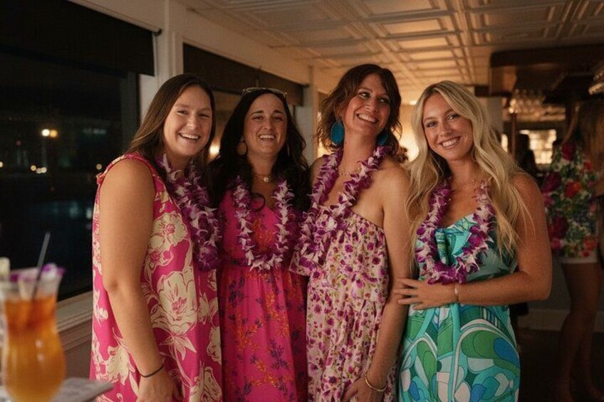 Guests mingling aboard the SOLARIS yacht. 4