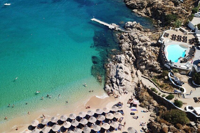 4 Hour Day Party at Beach Clubs in Mykonos 4