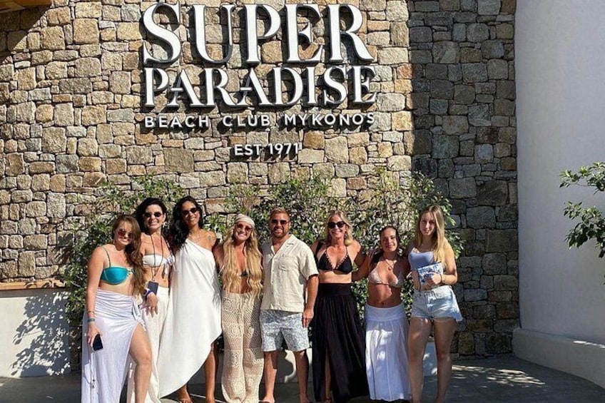 4 Hour Day Party at Beach Clubs in Mykonos 4