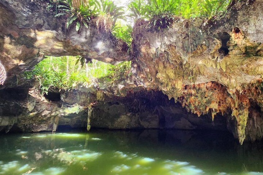 Jade Cavern ATV Tour in Cozumel with Beach Break with transfer 4