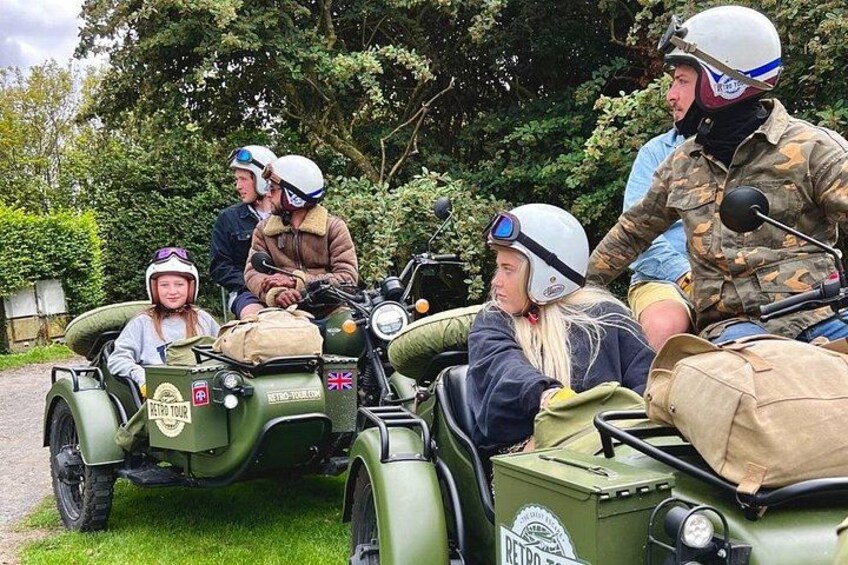 From Bayeux: 2-hour private sidecar tour in Normandy 3