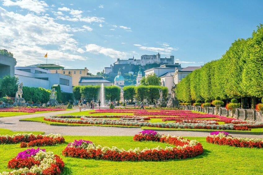 Salzburg Old Town Walking Tour, Mozart, Mirabell Gardens 1