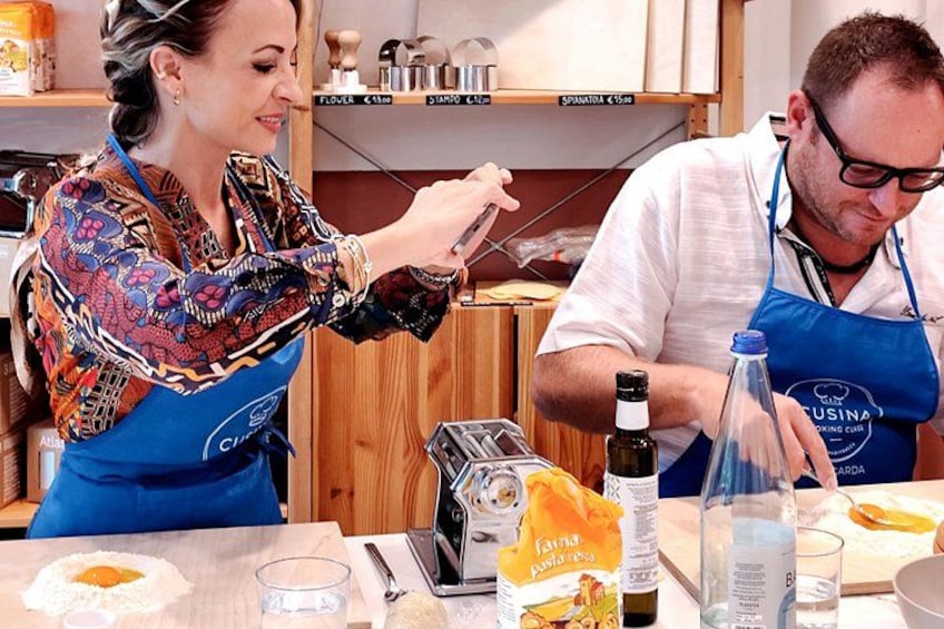 Cooking Class : Fresh pasta and TIRAMISÙ with Lake Garda wines 3