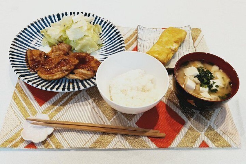 Japanese home cooking class in Osaka Umeda 2