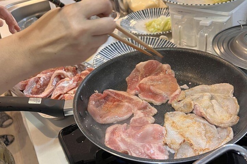Japanese home cooking class in Osaka Umeda 5