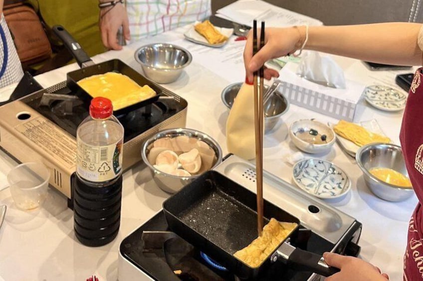 Japanese home cooking class in Osaka Umeda 4