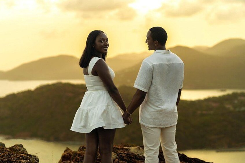 Antigua Shirley Heights Couple Photography 1