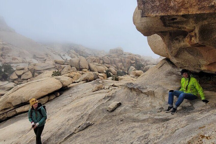 In the mist of the rocks