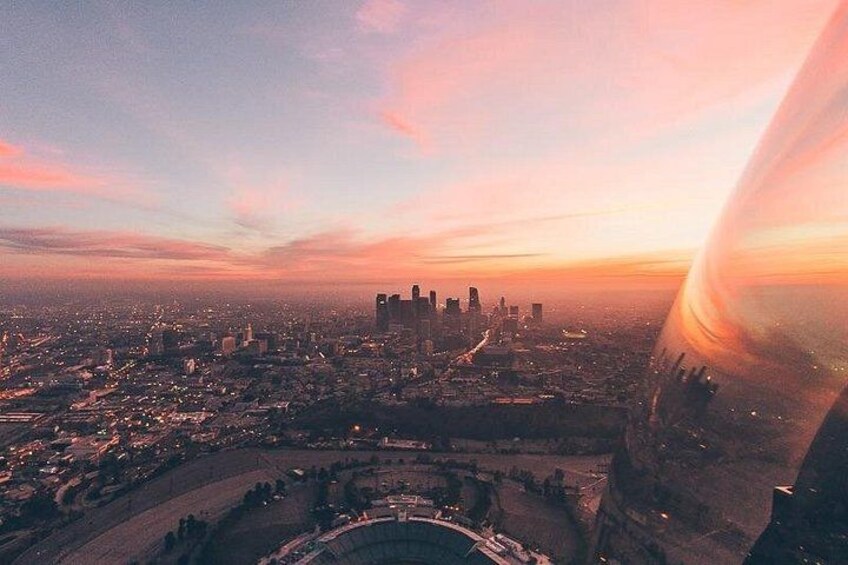 Downtown LA Lights: Your Private Sunset and Night Helicopter Tour 2