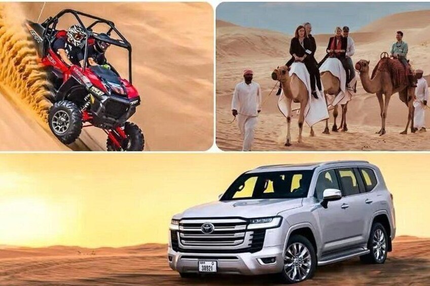Desert Safari with Quad Bike Camel ride ,SandBoarding ,InlandSea 2