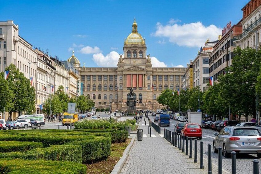 Prague: National Museum Ticket & Online Audioguide City Tour 2