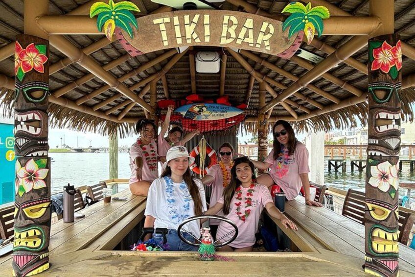 Go Tiki Tours Tampa "#1 Floating Tiki Boat" Bathroom on Board 4