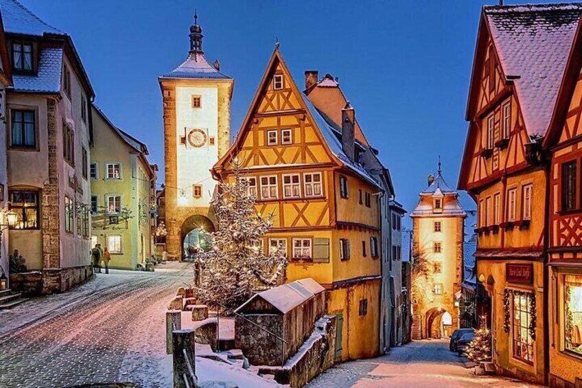 Full Day Historic Treasure Rothenburg Private Tour from Frankfurt