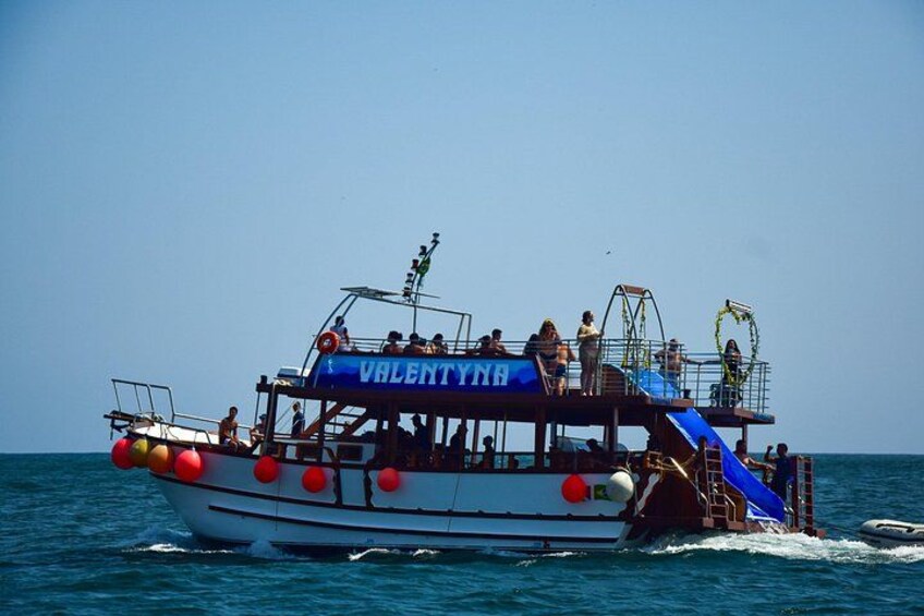 Valentyna Boat With Two Decks, Water Slide, Heart and Swing 3