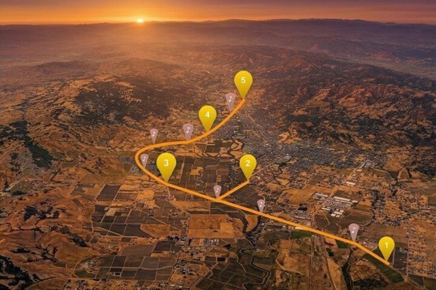 Sonoma County Self-Guided Wine Tour: GPS Audio Driving Guide 1