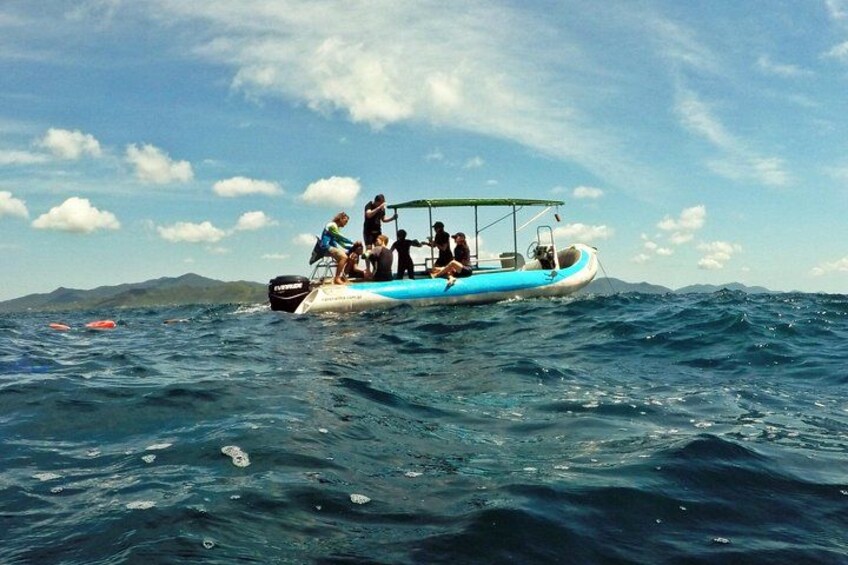 Speedboat with awning, we have shade on board! 4