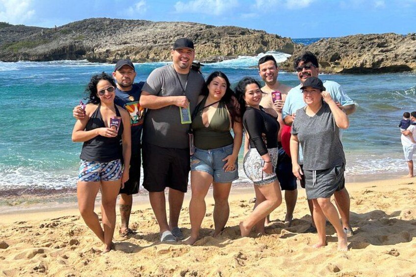 Charco Azul, Hidden Caves, Waterfalls, Beach, Free Adult Drinks 4