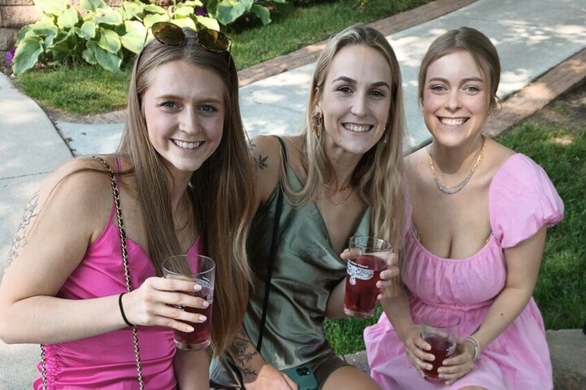 Look who is hanging out by the fire at Bowers Harbor Vineyards;) Some Stars 3