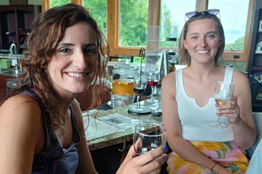 Pinot Blanc with the Stars at #Hawthorne Vineyards here in Traverse City Michigan 2