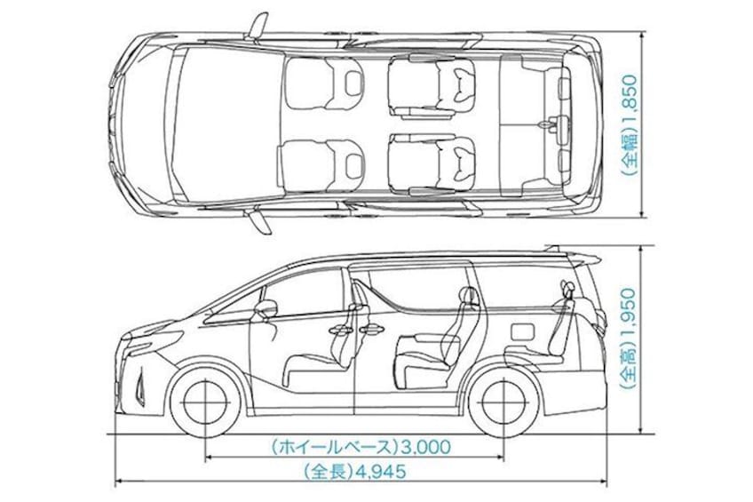 Minivan for 2~4 guests interior 3