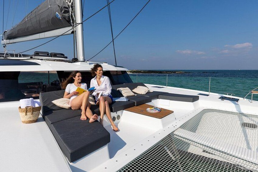 Mykonos: Brand-New Catamaran Cruise with Meal, Drinks & Transport 3