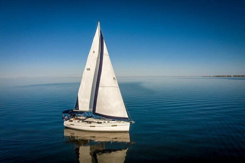 Adelaide on the open water.