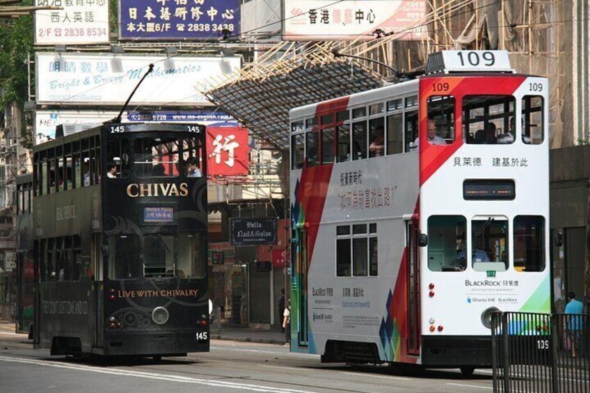 tram on Hong Kong island 3