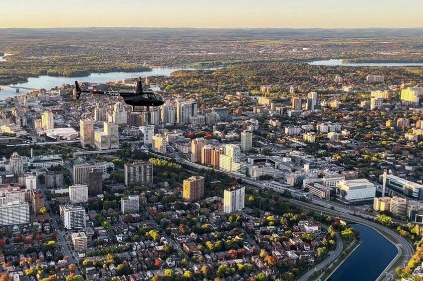 Fly over the City of Ottawa in a Helicopter 2