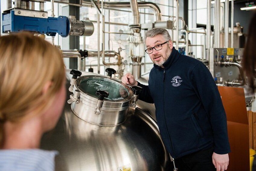 Our guides will take you through each step of whiskey making 1