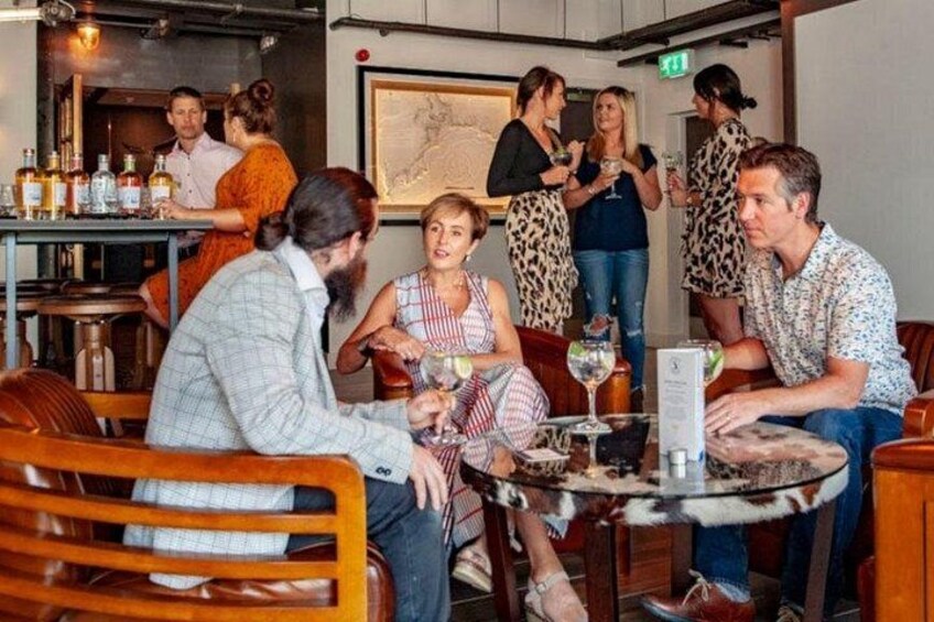 Relaxing after your tour in The Speakeasy Bar 2