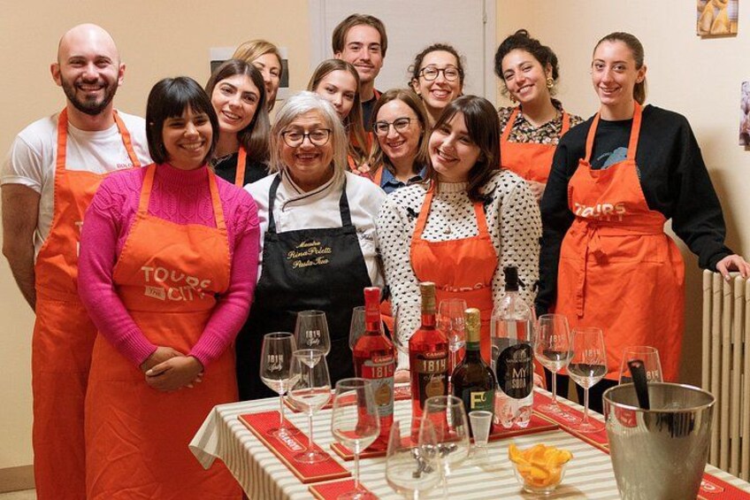 Bologna Local Pasta Cooking Class, Ragu, Spritz, Wine & Gelato 5