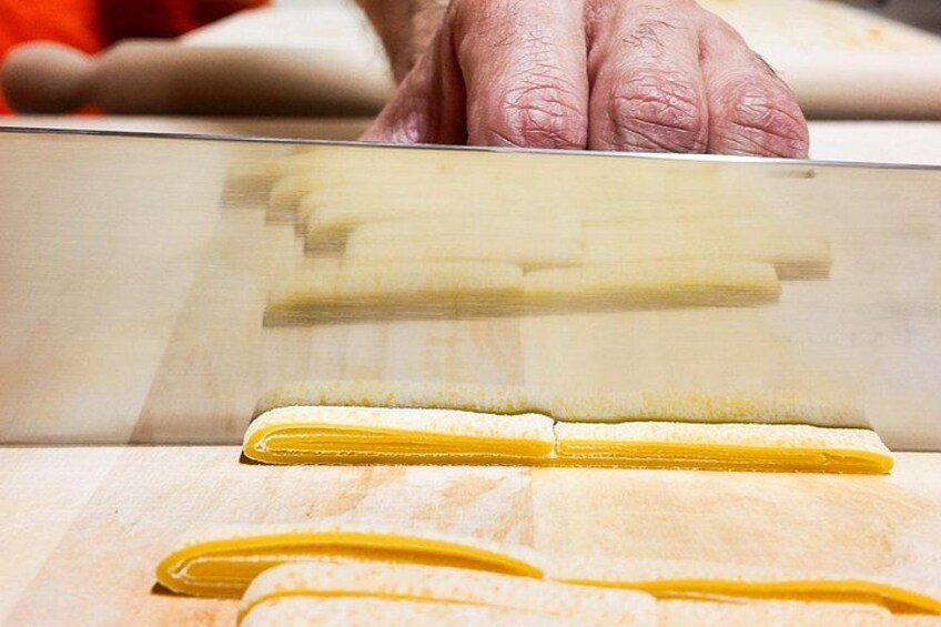 Bologna Local Pasta Cooking Class, Ragu, Spritz, Wine & Gelato 3