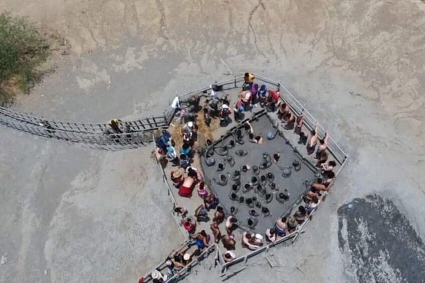Tour to Mud Volcano with Pool and Beach with Lunch Included 4