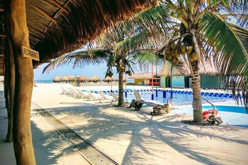 Tour to Mud Volcano with Pool and Beach with Lunch Included 5