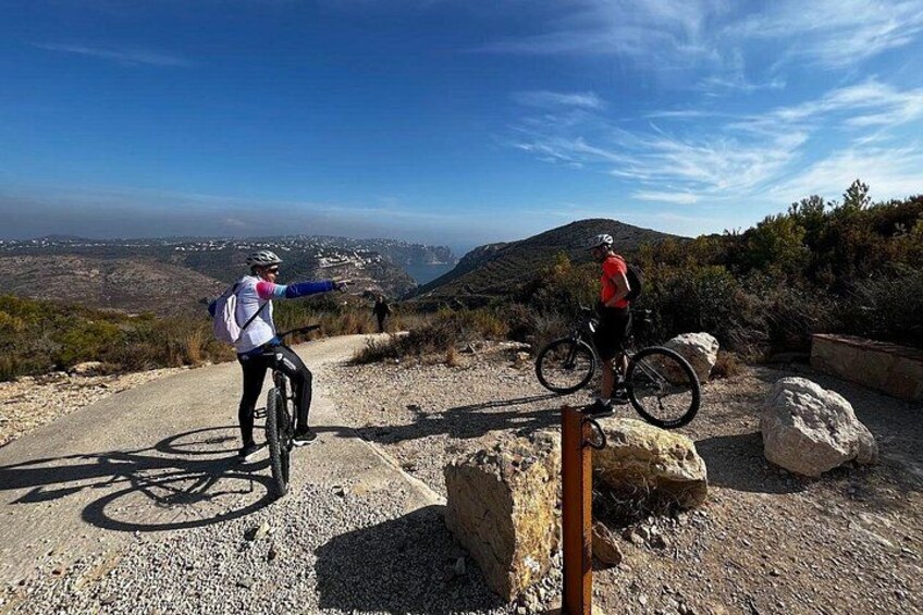 Electric bicycle route Cala Granadella -Cala Moraig 4
