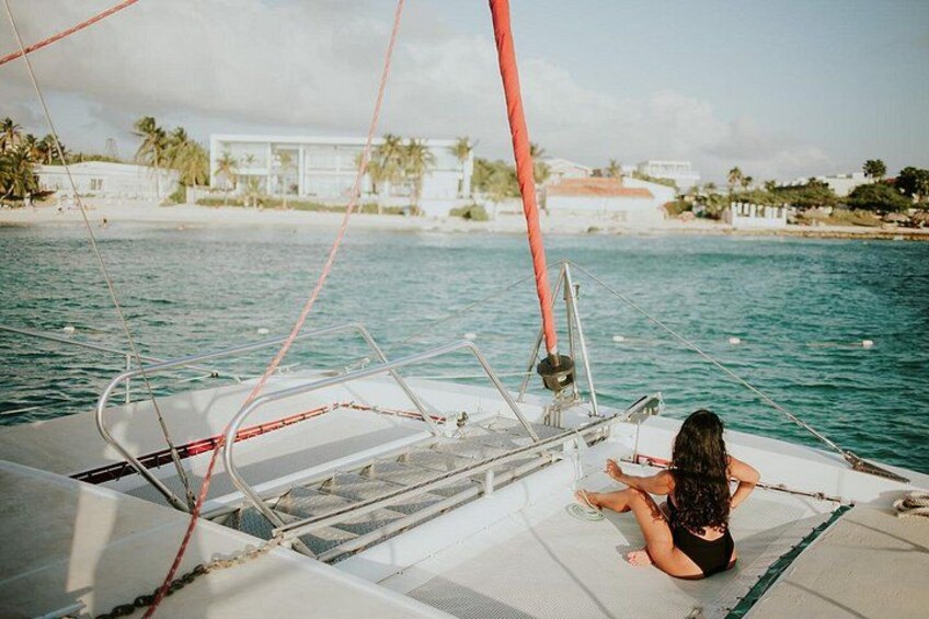Aruba Sail and Snorkel with Turtles at WW2 Shipwreck Includes BBQ 3
