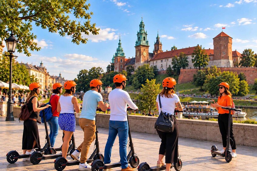 Kraków E-Scooter Tour: Old Town & Kazimierz Guided(2h or 4h) 1