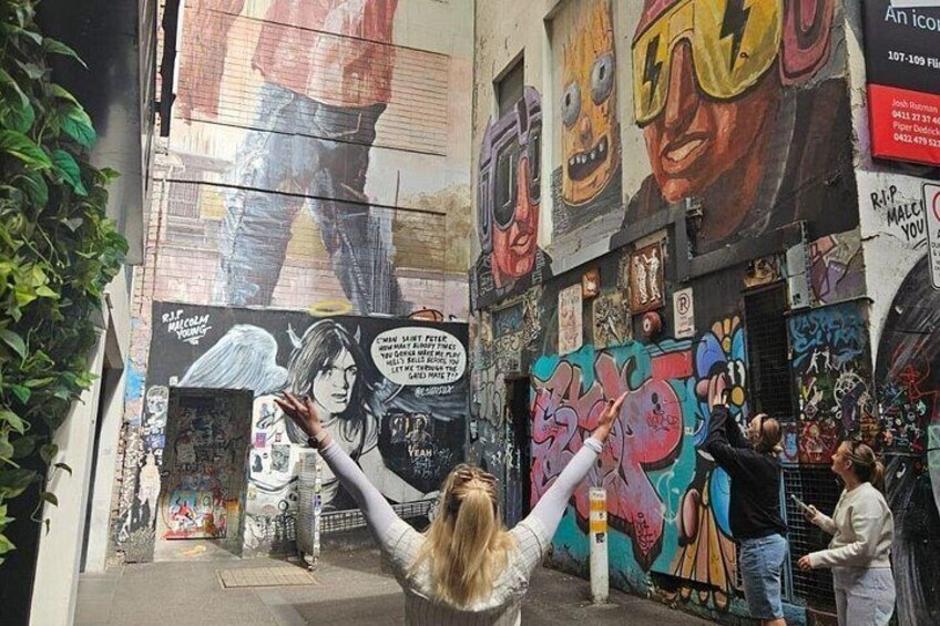 Melbourne's famed graffiti laneways 3