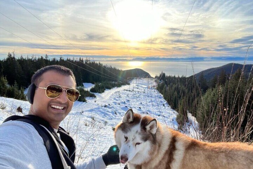 Husky Private Hikes in Bowen Island