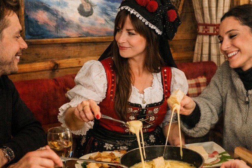 Zermatt fondue with Local Stories & Sphere in the centrum 3