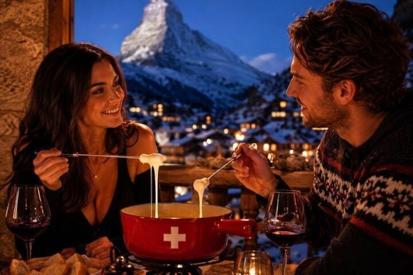 Zermatt fondue with Local Stories & Sphere in the centrum 2