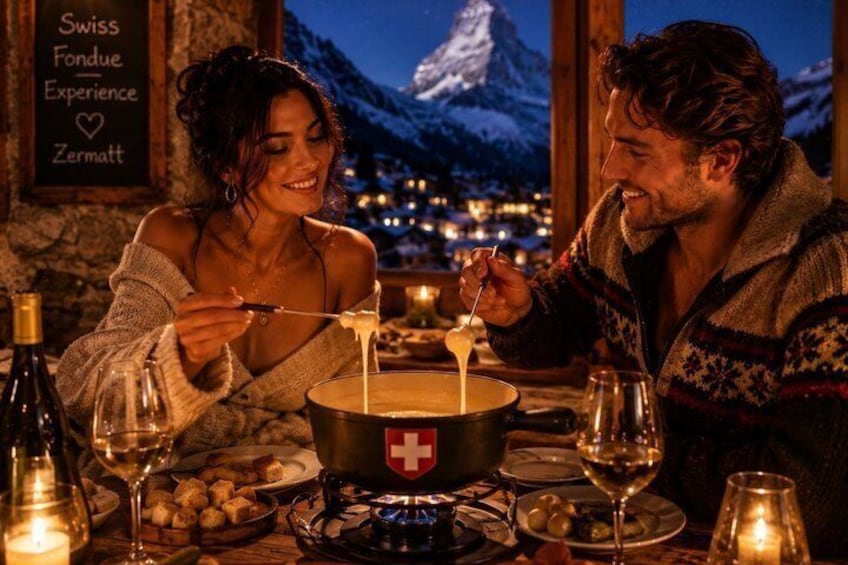 Zermatt fondue with Local Stories & Sphere in the centrum 1